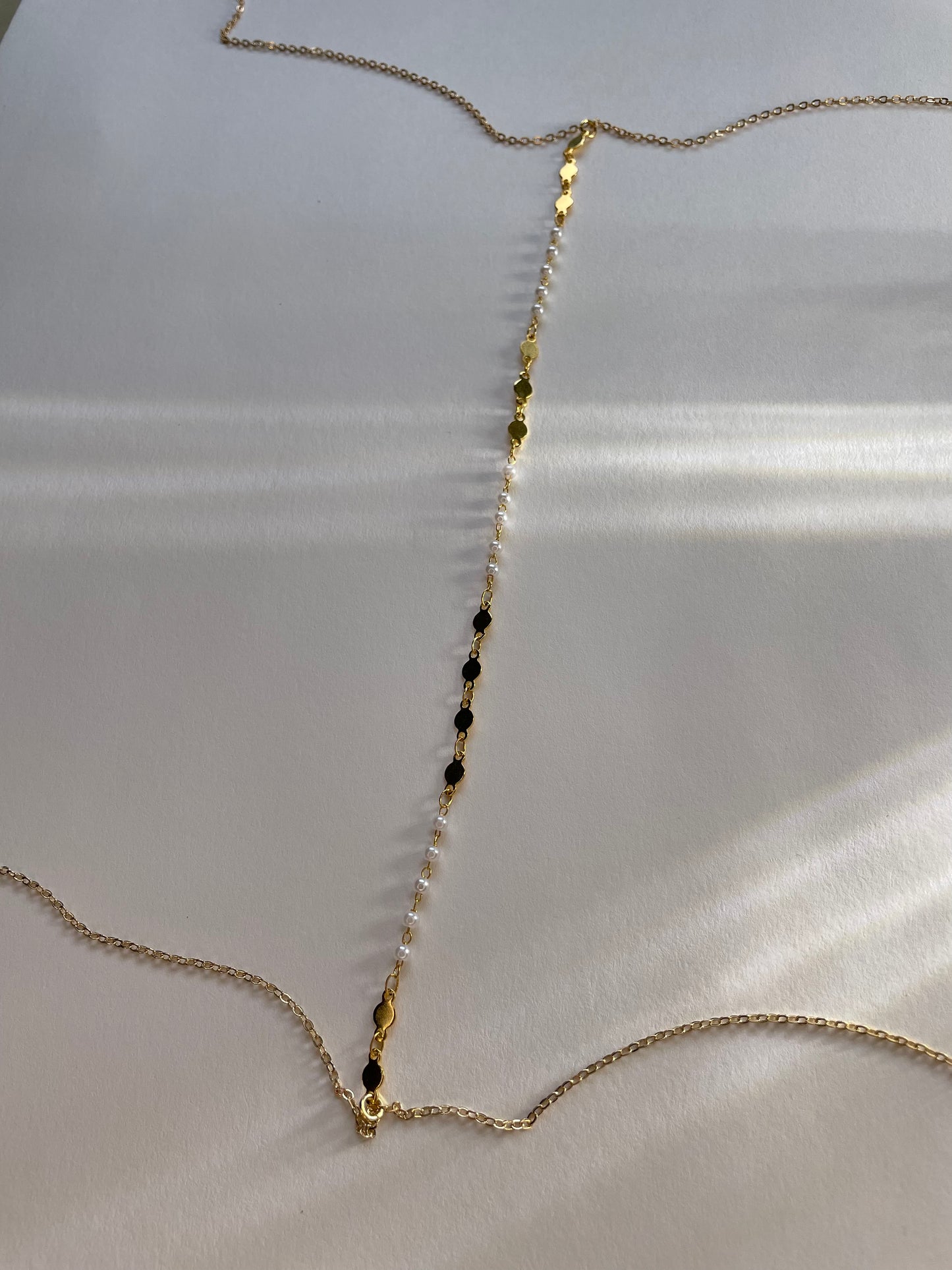 Gold and Pearl Bodychain