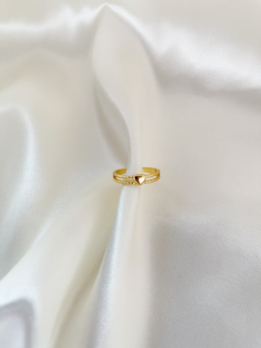 Gold Heart Ring